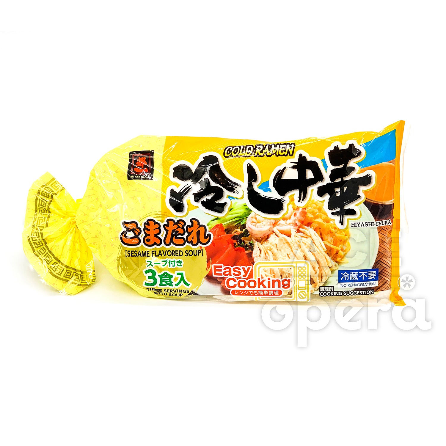 Miyakoichi Hiyashi Chuka Goma Nouilles Froides Sause Sesames 3p 675G