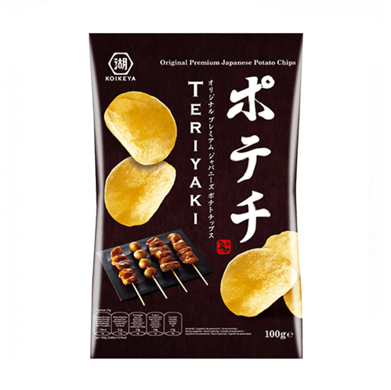 Chips De Pomme De Terre À La Saveur De Teriyaki 100G [Koikeya]