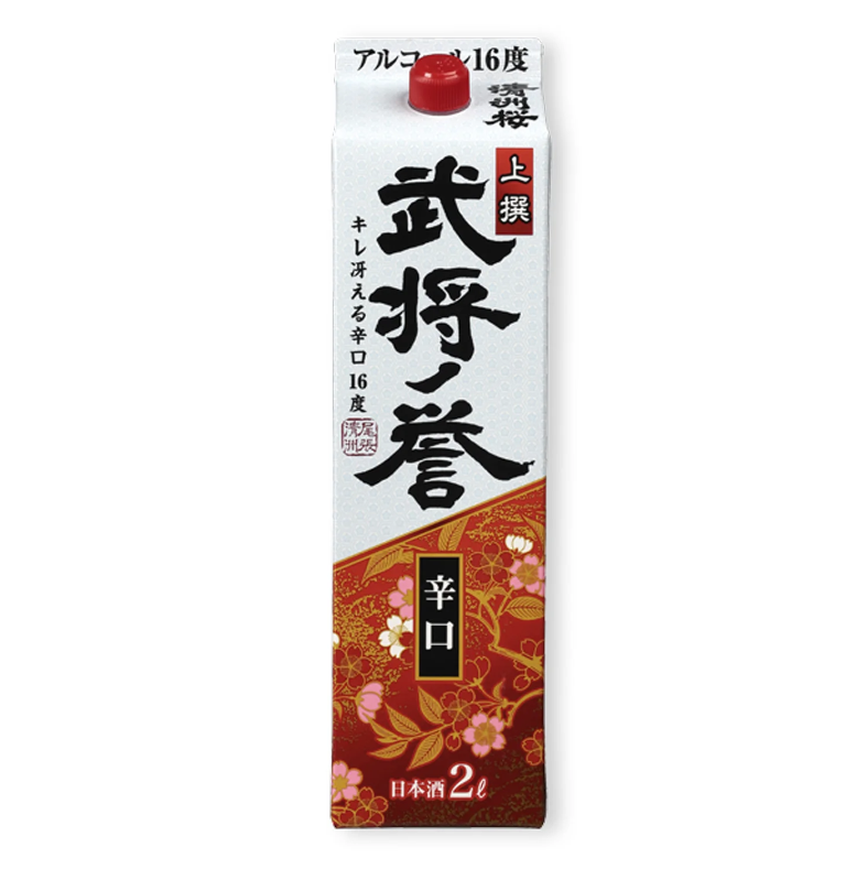 Bushounohomare Saké Pack 2L 16% [Kiyosu Sakura]
