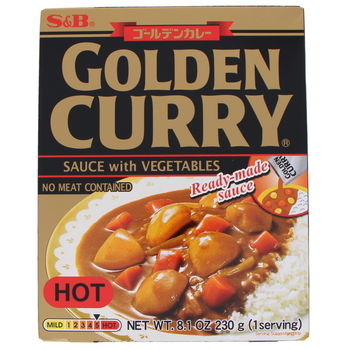 S&B15194 Ex Golden Curry Retort HOT 230g